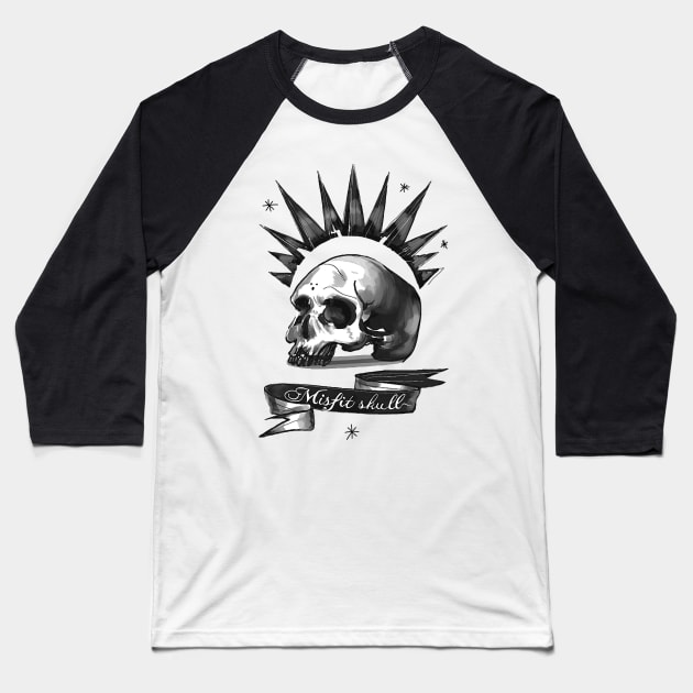 Punk Skull - Life is Strange Baseball T-Shirt by ImproveYourself